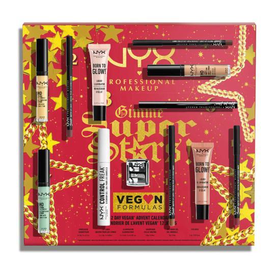 NYX Professional Makeup Gimme Super Stars! 12 Day Vegan Advent Calendar