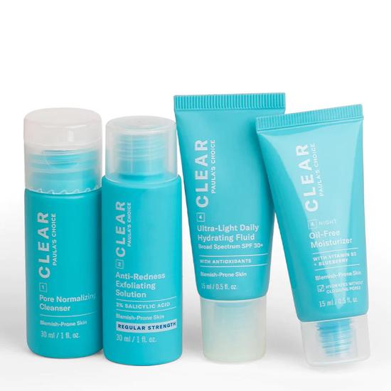 Paula's Choice Clear Skin Essentials Kit 4-piece skincare routine