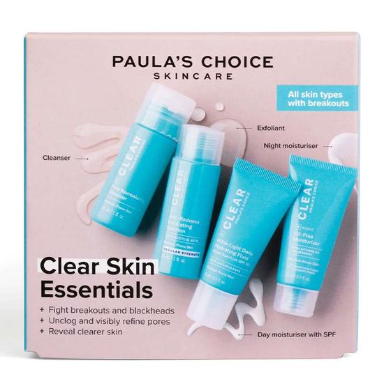 Paula's Choice Clear Skin Essentials Kit 4-piece skincare routine
