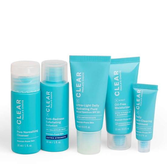 Paula's Choice Extra Strength Clear Skin Essentials Kit 5-piece skincare routine