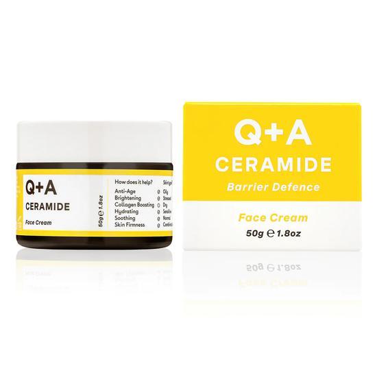 Q+A Ceramide Barrier Defense Face Cream 2 oz