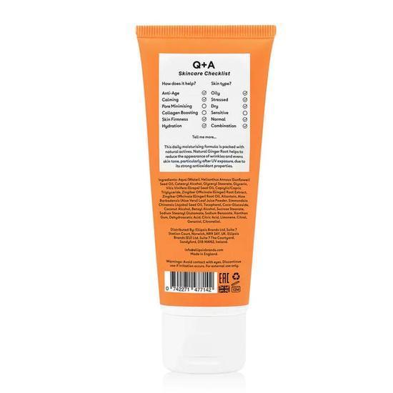 Q+A Ginger Root Daily Moisturizer 3 oz