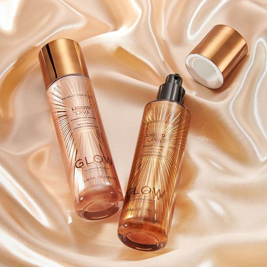 Revolution Glow Liquid Lava Highlighter Bronze Digger