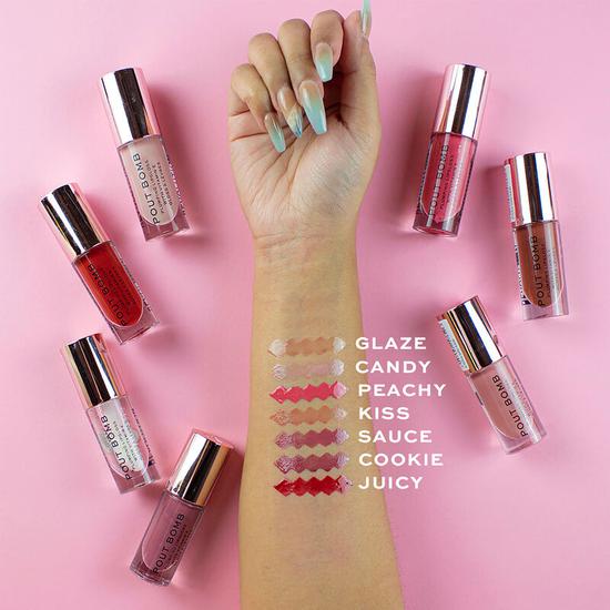 Revolution Pout Bomb Plumping Lip Gloss CANDY