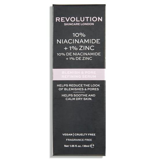 Revolution Skincare Blemish & Pore Refining Serum - 10% Niacinamide + 1% Zinc