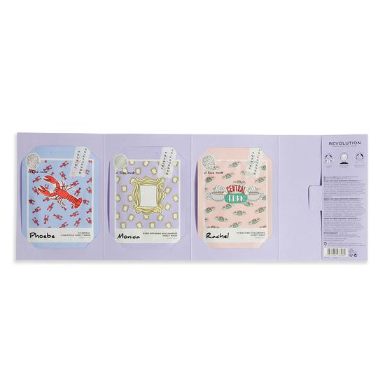Revolution x Friends Female Sheet Mask Set