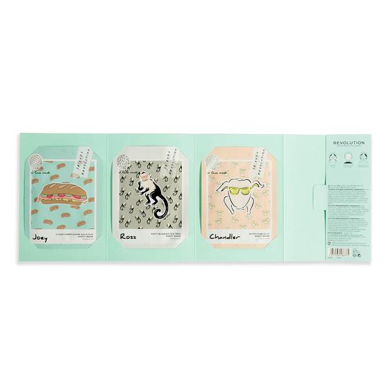 Revolution x Friends Male Sheet Mask Set