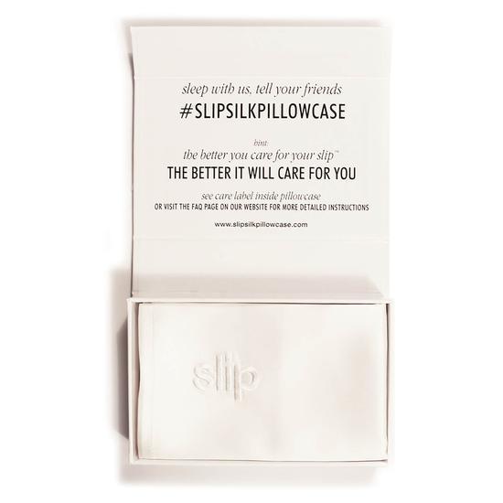 Slip Silk Queen Pillowcase Black