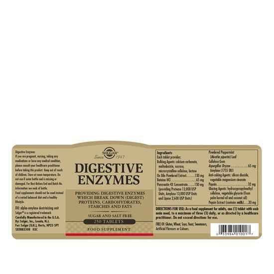 Solgar Digestive Enzymes x100