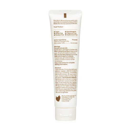 Sun Bum Mineral SPF 30 Tinted Sunscreen Face Lotion 2 oz