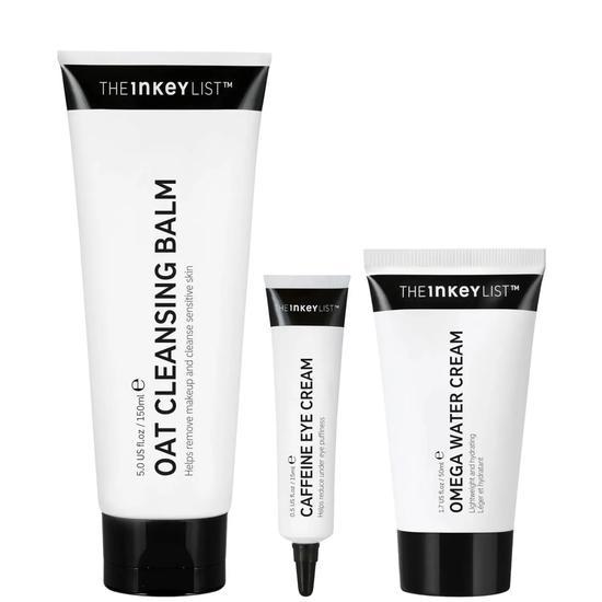 The INKEY List Back To Basics: Your Hydration Recipe Cleansing Balm + Eye Cream + Moisturiser