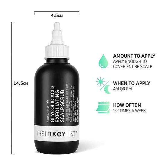 The INKEY List Glycolic Acid Exfoliating Scalp Scrub 5 oz