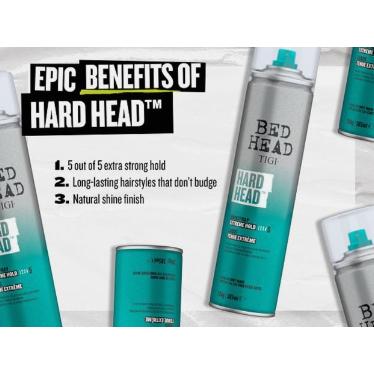 TIGI Bed Head Hard Head Hairspray For Extra Strong Hold 13 oz