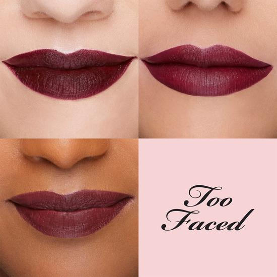 Too Faced Peach Kiss Matte Long Wear Lipstick Drunk Dial