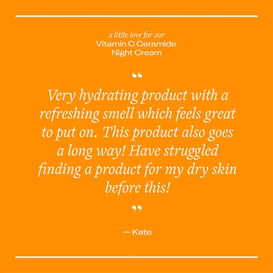 Trilogy Vitamin C Ceramide Night Cream 2 oz