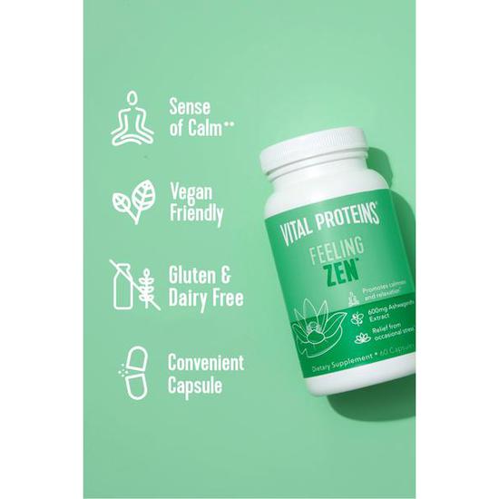Vital Proteins Feeling Zen Capsules 60 Capsules