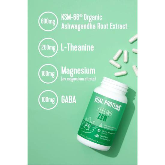 Vital Proteins Feeling Zen Capsules 60 Capsules