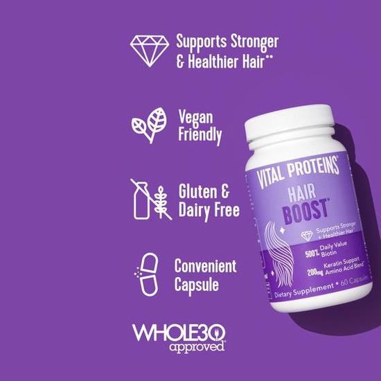 Vital Proteins Hair Boost 60 Capsules