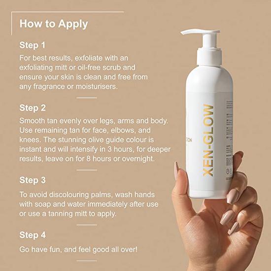 Xen-Glow Dark Tan Lotion 8 oz